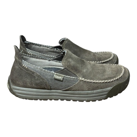 Oboz Shoes Men’s‎ size 10 Cody Slip On casual suede brown gray